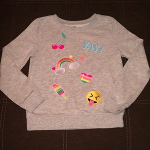 NWOT The Children’s Place Emoji Sweatshirt